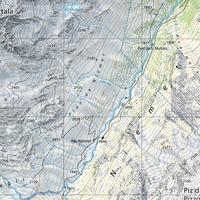 SwissTopo Ambri-Piotta, 1:25,000 digital map