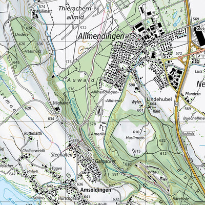 SwissTopo Amsteg, 1:25,000 digital map