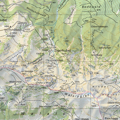 SwissTopo Amsteg, 1:25,000 digital map