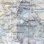 SwissTopo Arlberg, 1:50,000 digital map