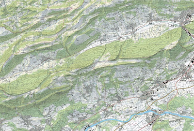 SwissTopo Balsthal, 1:25,000 digital map