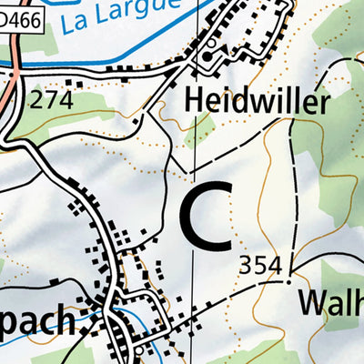 SwissTopo Basel, 1:100,000 digital map