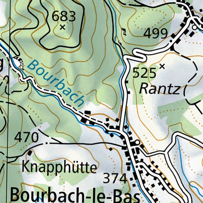 SwissTopo Basel, 1:100,000 digital map