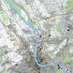 SwissTopo Basel, 1:25,000 digital map