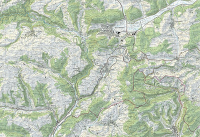SwissTopo Beggingen, 1:25,000 digital map