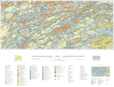 SwissTopo Bellelay-Saignelégier, 1:25,000 GA digital map