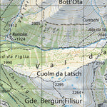 SwissTopo Bergün / Bravuogn, 1:50,000 digital map