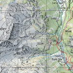 SwissTopo Bergün / Bravuogn, 1:50,000 digital map