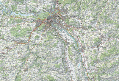 SwissTopo Bern, 1:50,000 digital map