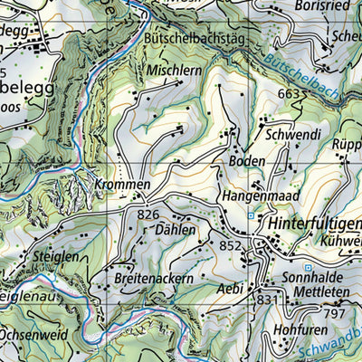 SwissTopo Bern, 1:50,000 digital map