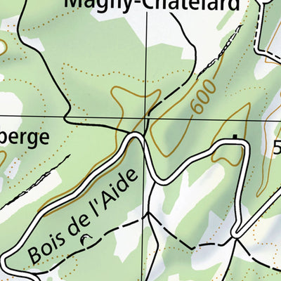 SwissTopo Besancon, 1:100,000 digital map