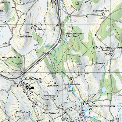 SwissTopo Bonfol, 1:25,000 digital map