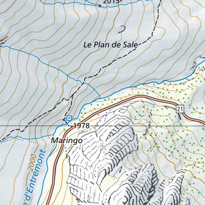 SwissTopo Bourg-Saint-Pierre 1, 1:10,000 digital map
