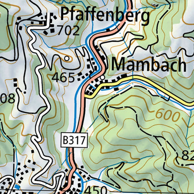 SwissTopo Bözberg, 1:100,000 digital map
