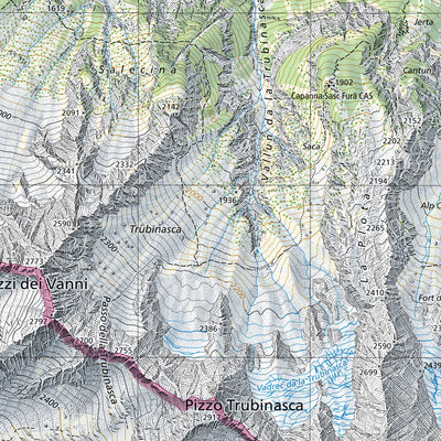 SwissTopo Brig, 1:25,000 digital map