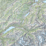 SwissTopo Brünigpass, 1:100,000 digital map