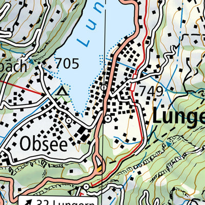 SwissTopo Brünigpass, 1:100,000 digital map