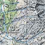 SwissTopo Brünigpass, 1:100,000 digital map