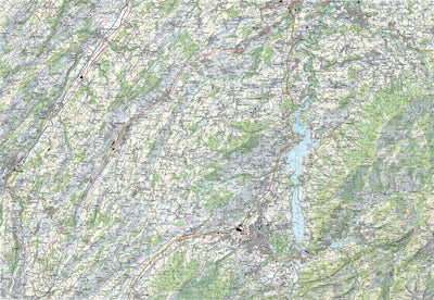 SwissTopo Bulle, 1:50,000 digital map