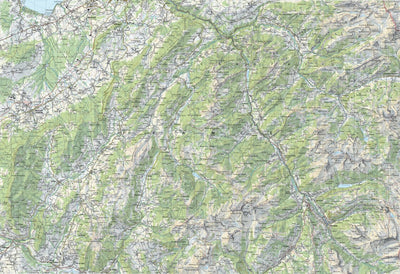 SwissTopo Chablais, 1:50,000 digital map