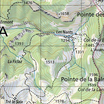 SwissTopo Chablais, 1:50,000 digital map