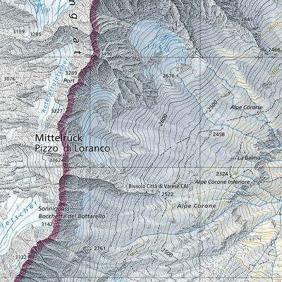 SwissTopo Chanrion, 1:25,000 digital map