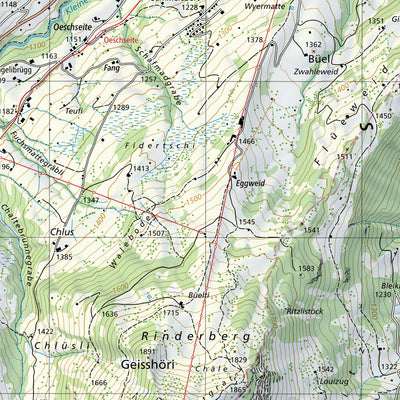 SwissTopo Châtel-Saint-Denis, 1:25,000 digital map