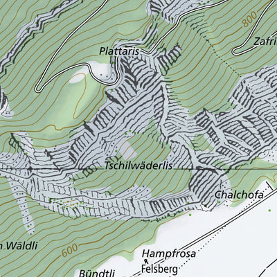 SwissTopo Chur, 1:10,000 digital map