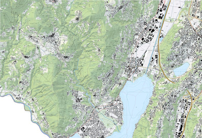 SwissTopo Collina d'Oro, 1:10,000 digital map