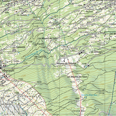 SwissTopo Comologno, 1:25,000 digital map
