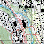 SwissTopo Cossonay, 1:10,000 digital map