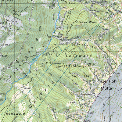 SwissTopo Cossonay, 1:25,000 digital map