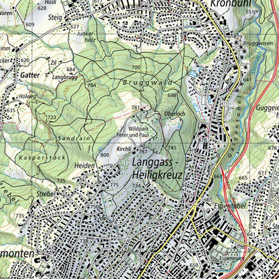 SwissTopo Damvant, 1:25,000 digital map