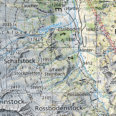 SwissTopo Disentis / Mustér, 1:50,000 digital map