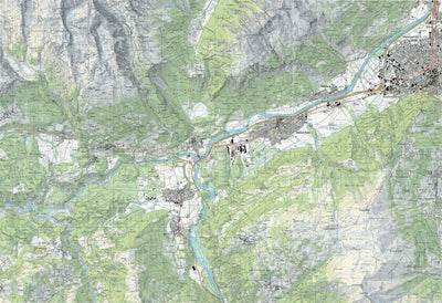 SwissTopo Engelberg, 1:25,000 digital map