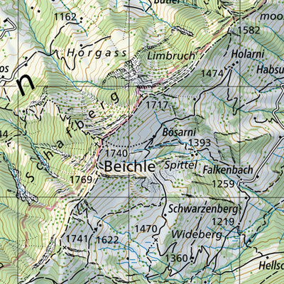 SwissTopo Escholzmatt, 1:50,000 digital map