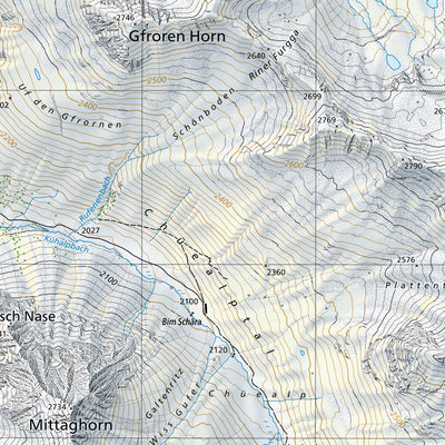 SwissTopo Filisur, 1:25,000 digital map