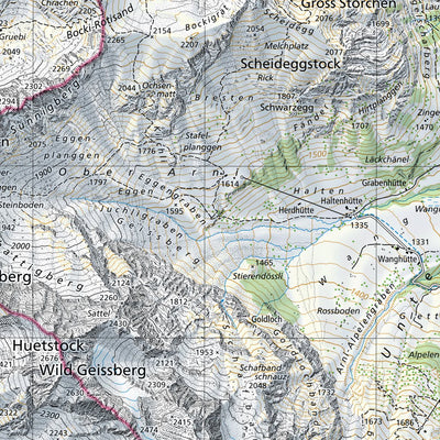 SwissTopo Flims / Flem, 1:25,000 digital map