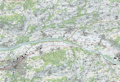 SwissTopo Frauenfeld, 1:25,000 digital map