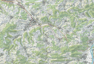 SwissTopo Frick, 1:25,000 digital map