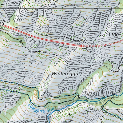 SwissTopo Gampel, 1:10,000 digital map