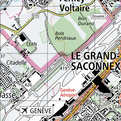 SwissTopo Genève, 1:50,000 digital map