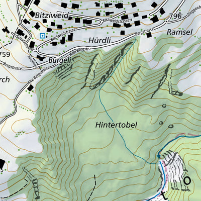 SwissTopo Gommiswald, 1:10,000 digital map
