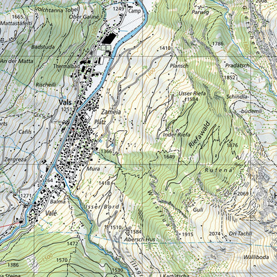 SwissTopo Greina, 1:25,000 digital map