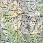 SwissTopo Gressoney, 1:50,000 digital map