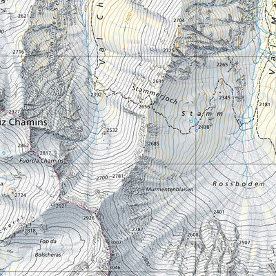 SwissTopo Gross Litzner, 1:25,000 digital map