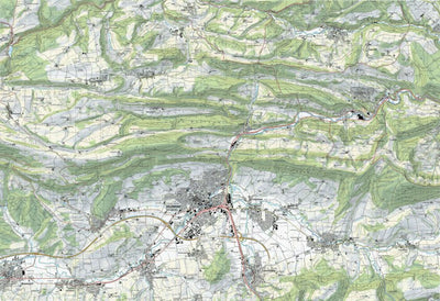 SwissTopo Hauenstein, 1:25,000 digital map