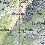 SwissTopo Haute-Savoie, 1:100,000 digital map