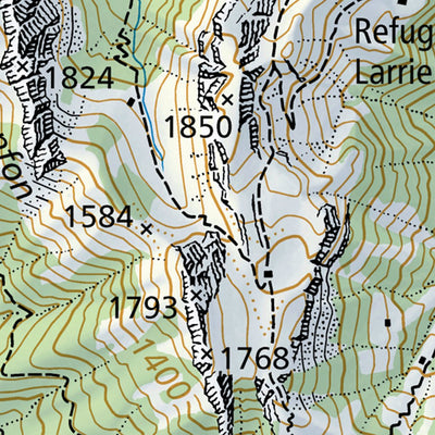 SwissTopo Haute-Savoie, 1:100,000 digital map