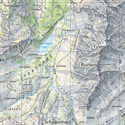 SwissTopo Ibergeregg, 1:25,000 digital map